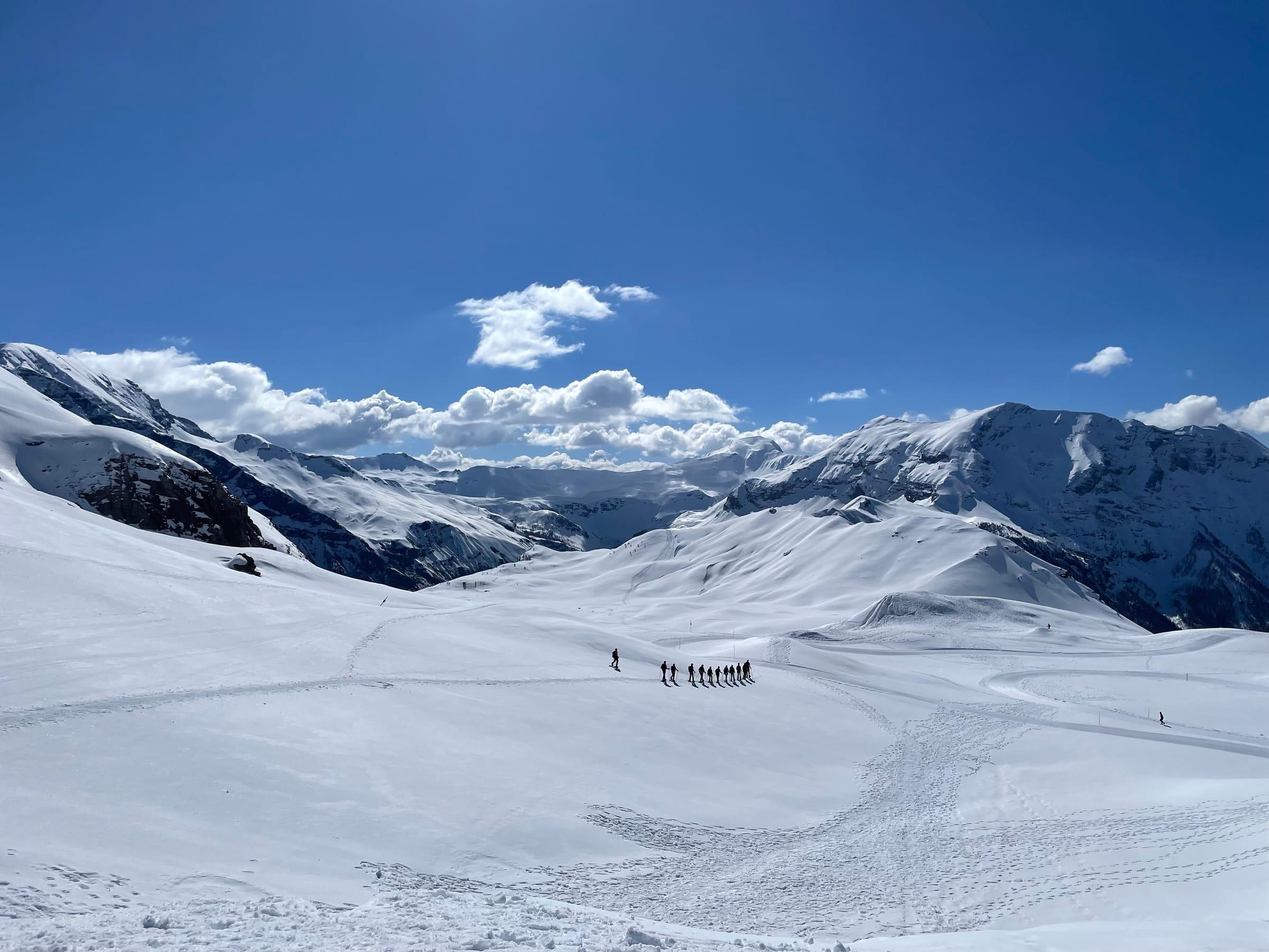 Plateau de Jujal enneigé